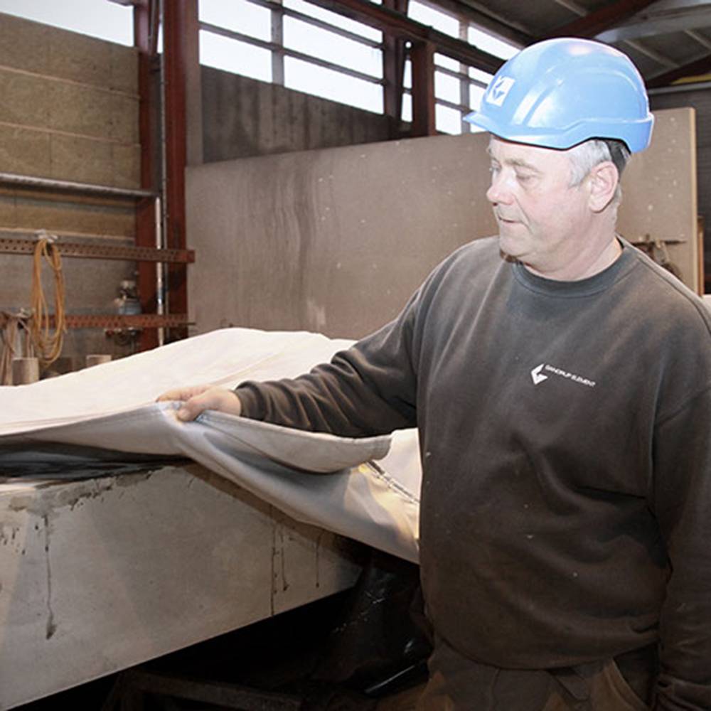 Termo betonmåtter fra Combitherm sikrer stabile temperaturer og en optimeret hærdningsproces